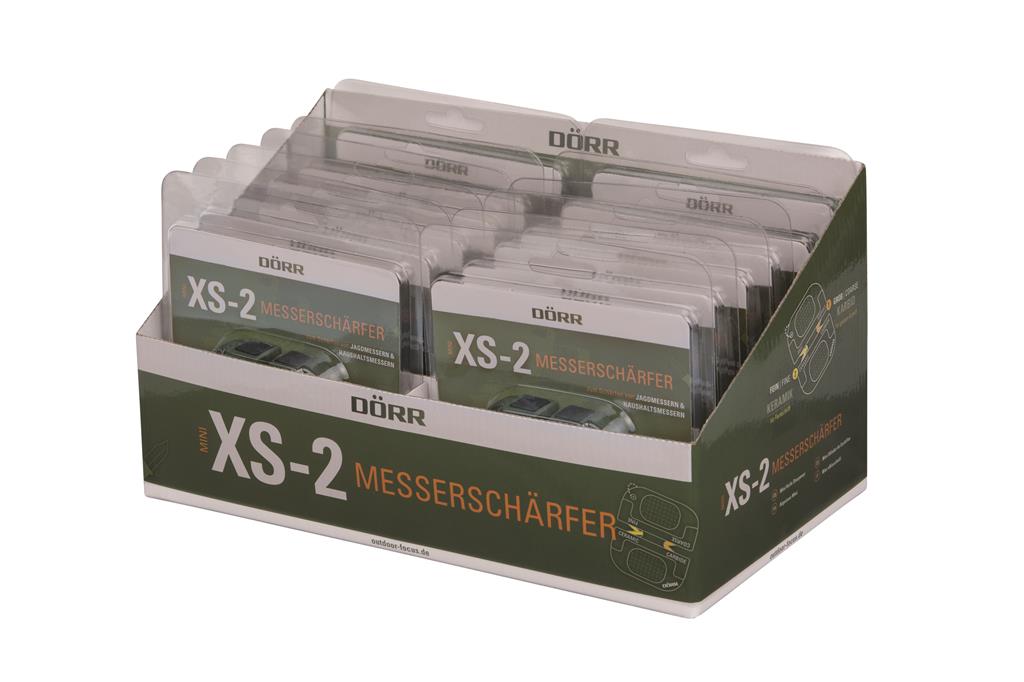 Mini Knife Sharpener XS-2 olive (Display of 12pcs)