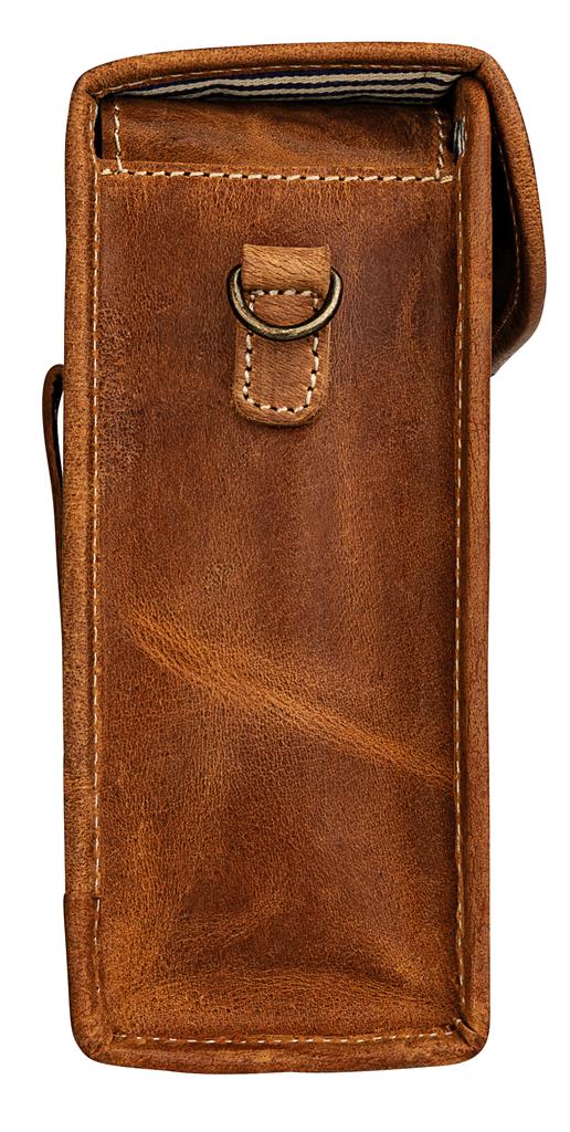 Leather Binoculars Case Kapstadt large cognac