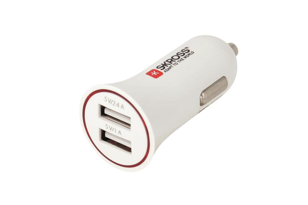 Midget Dual USB Car Charger weiß