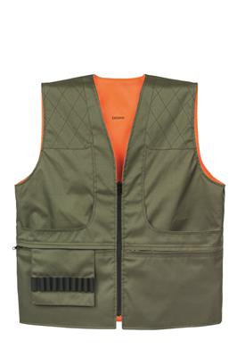 Reversible Waistcoat Orange/Olive  XL