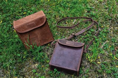 Leder Fernglasköcher Kapstadt small vintage brown