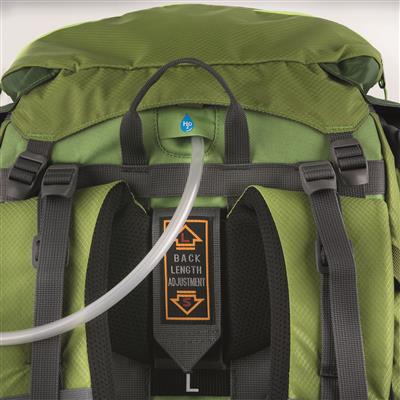 Backpack Outdoor Pro 65 + Pro 15 green 