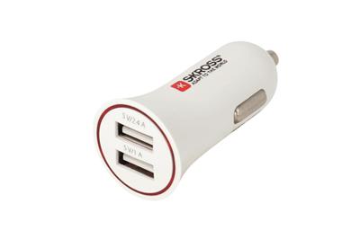 Skross Zigarettenanzünder-Adapter Midget Dual USB Car Charger 3,4A