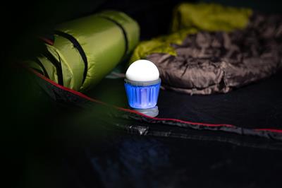 Dörr Lampe de camping Anti-moustique solaire - Vert fluo