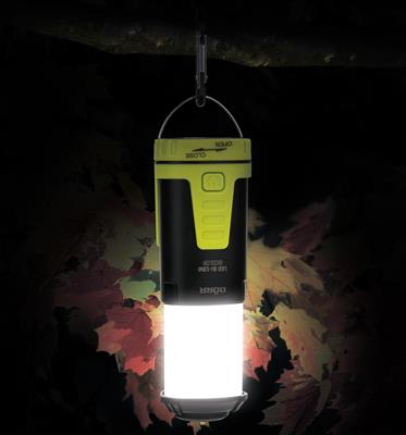 LED Outdoor Laterne Bicolor Bi-1350 schw./neongelb