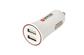 Midget Dual USB Car Charger weiß